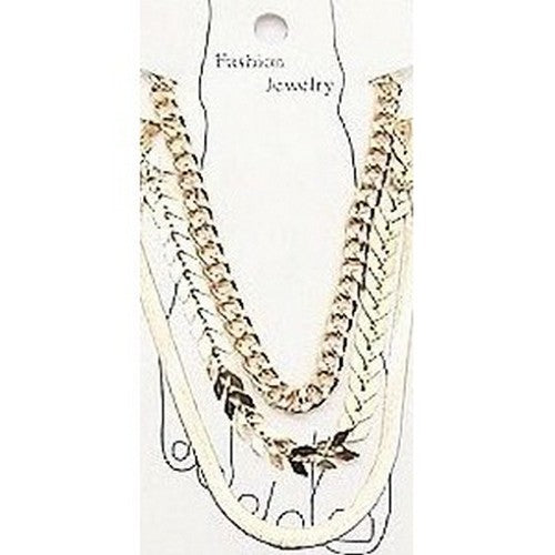 Chain Anklet Triple Pack in Gold
