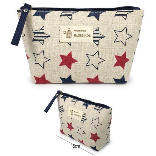 Canvas Cosmetic Bag