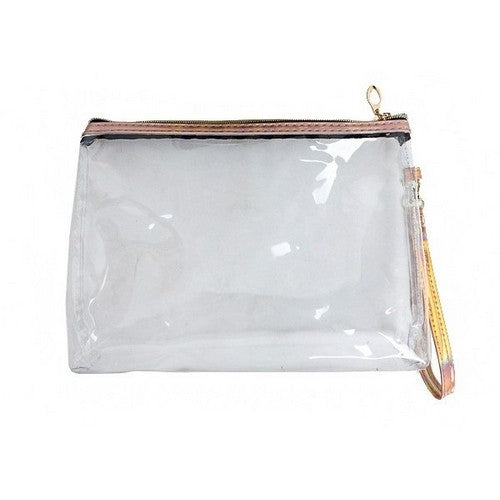 879-403 Clear PVC Cosmetic Bag Large