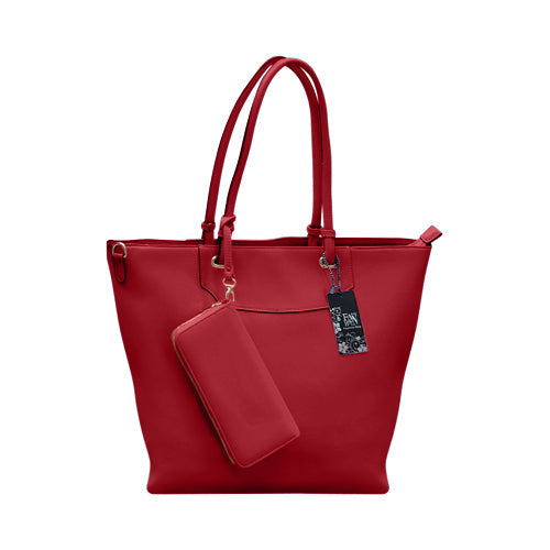 99263 Never-Full Handbag & Purse Set in Red