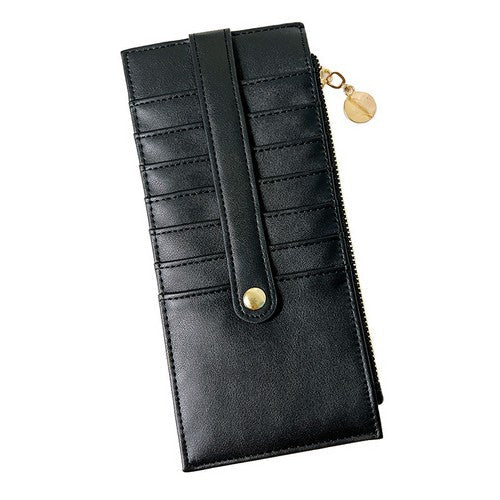 Snap Card Wallet in Black