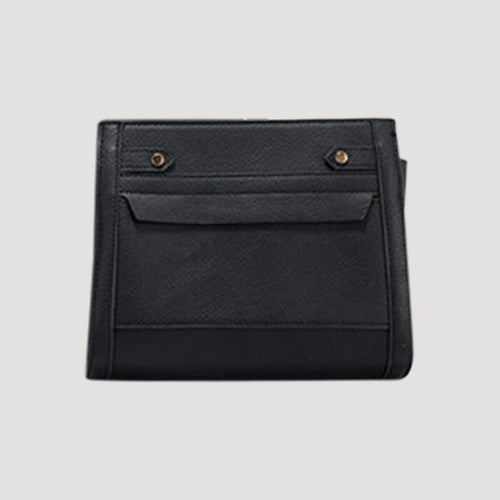 Flap Side Bag in Black