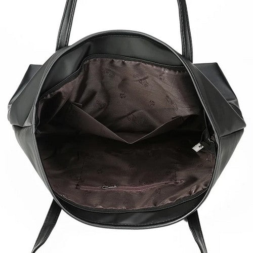 Oxford Nylon Handbag in Black