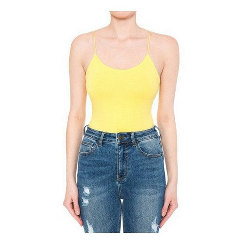 Cami Bodysuit in Vibrant Yellow