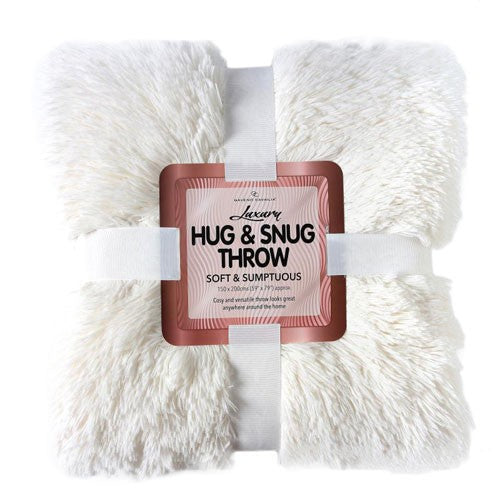 Gaveno Cavailia Luxury Hug & Snug Throw in Cream