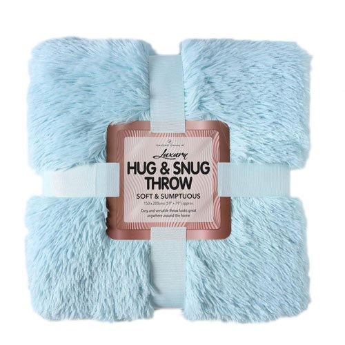 Gaveno Cavailia Luxury Hug & Snug Throw in Duck Egg