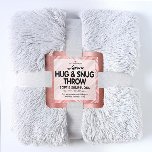 Gaveno Cavailia Luxury Hug & Snug Throw in Silver