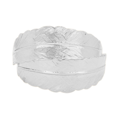 Adjustable Leaf Bracelet in Silver