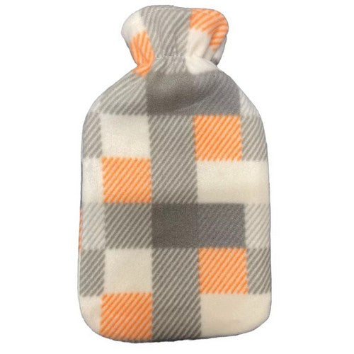 DID Fleece-Covered Large Hot Water Bottle in Grey