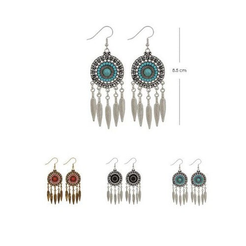 ERG-8701 Bohemian Tassel Earrings