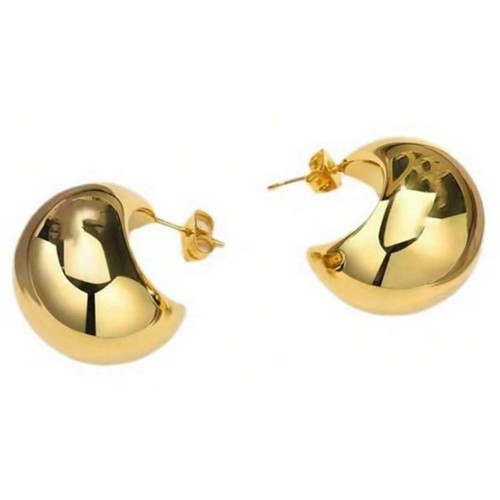 Bubble Hoop Earring in Gold