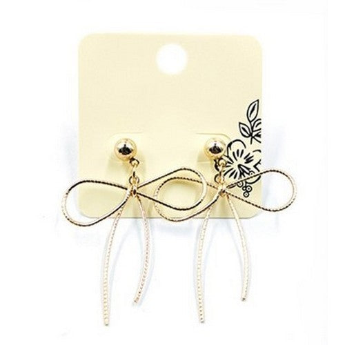 PKE9585 Wire Bow Earring in Gold