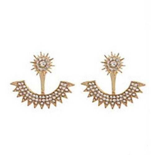 PKE9945 Rhinestone Cuff Earring in Gold