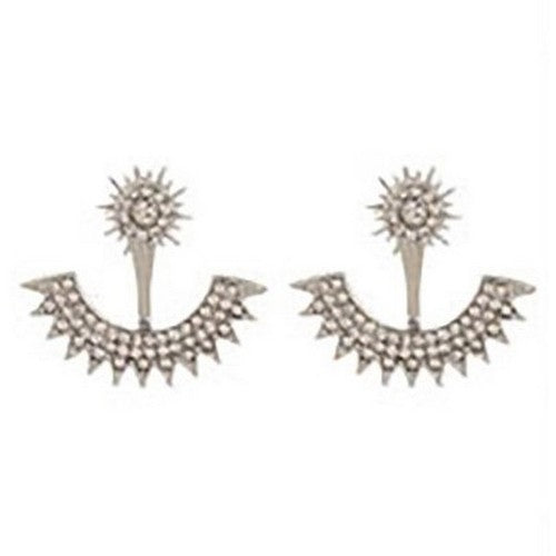 PKE9945 Rhinestone Cuff Earring in Silver