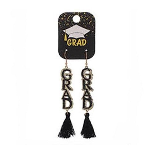PKE2037 Graduation Tassel Earring in Gold