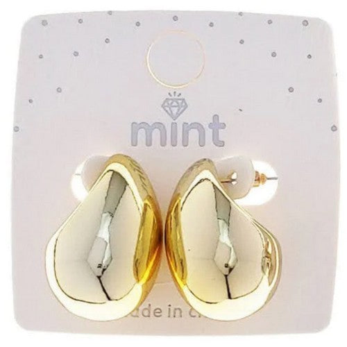 JAE-47230 Tear Drop Earrings in Gold
