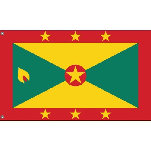 Large 5' Grenada Flag