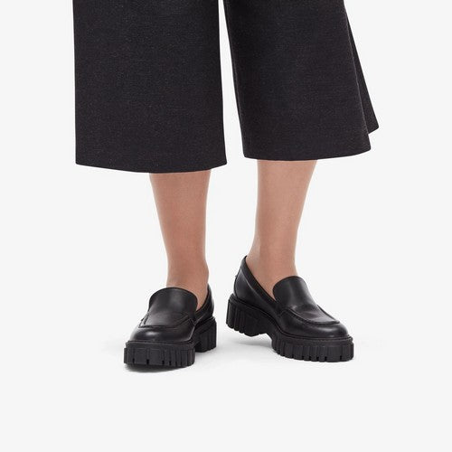 Clarks Original Page Loafer in Black Leather
