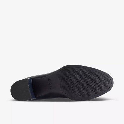 Clarks Original Freva 55 Court in Navy Leather