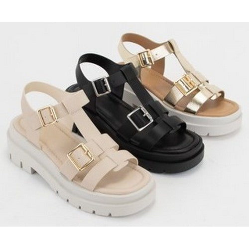 DILIA-S Lug Fisherman Sandal