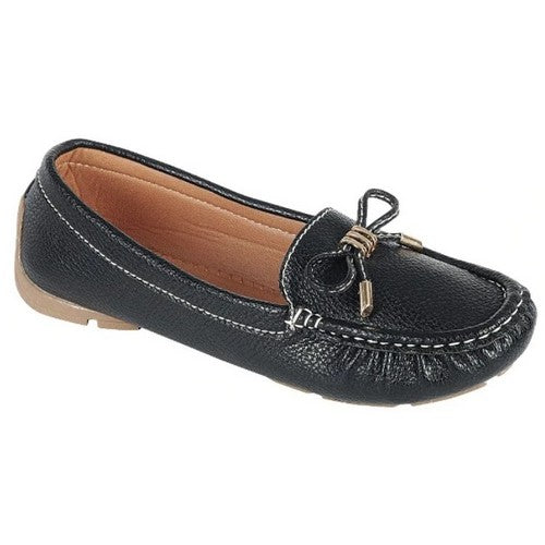 JIMMI-05 Bow Driving Boot Shoe Black