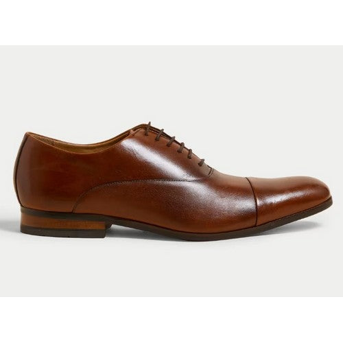 T036470 Marks & Spencer Lace-upToe Top Shoes in Tan