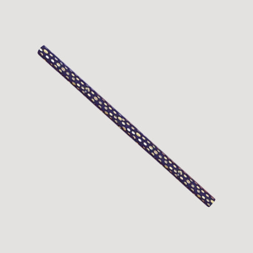 Foil Spots Gift Wrap Roll 1.5m in Navy Blue & Gold