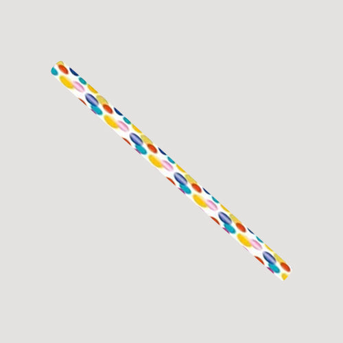Brights Gift Wrap Roll 3m in Multicolour Polka Dot