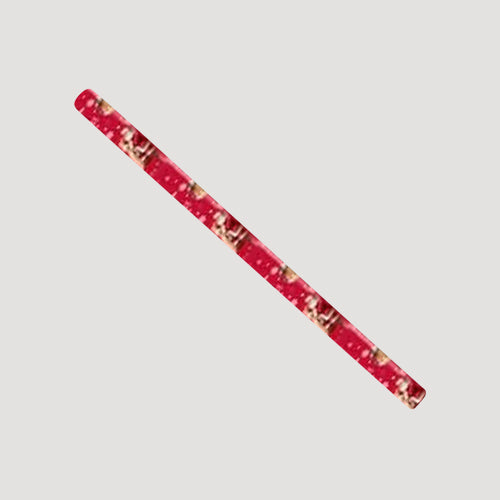 22511E Traditional Christmas Gift Wrap 4m Roll in Red Santa Design