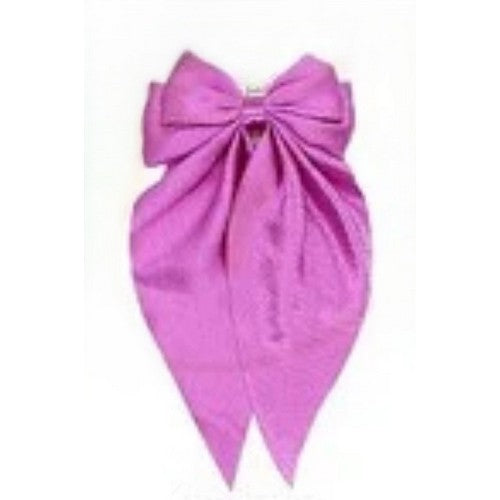 SHS0145 Long Strand Hair Bow in Pink