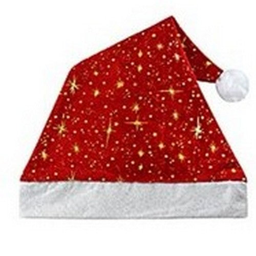 PKH30088 Metallic Santa Hat in Gold Star