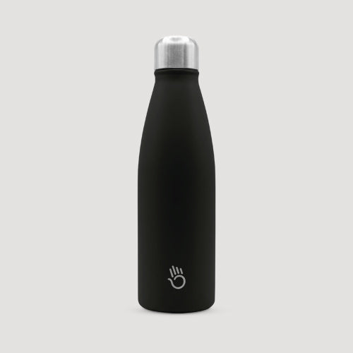 Stainless Steel Water Bottle in Black
