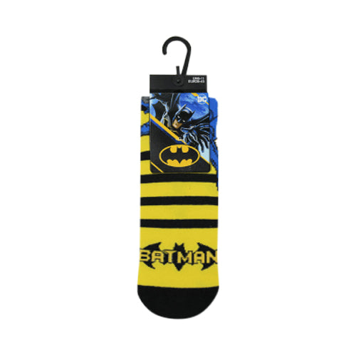 Official DC Batman Fun Socks 1pr in Yellow