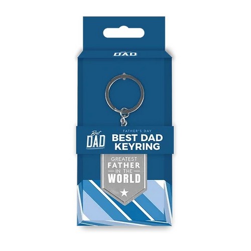 Greatest Father in The World Metal Keyring