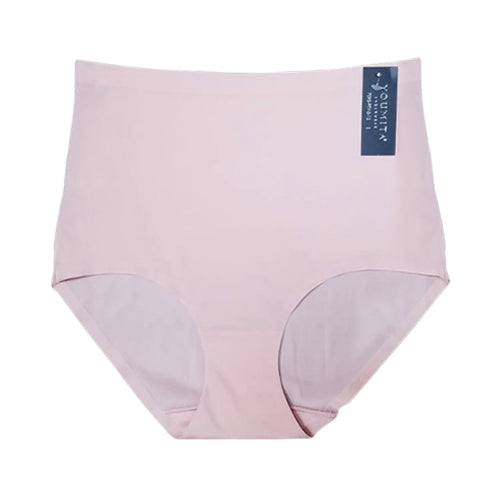 Laser Cut Full Seamless Brief in Rose Cloud