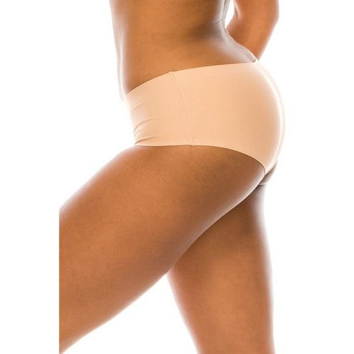 Laser Cut Seamless Panty in Nude