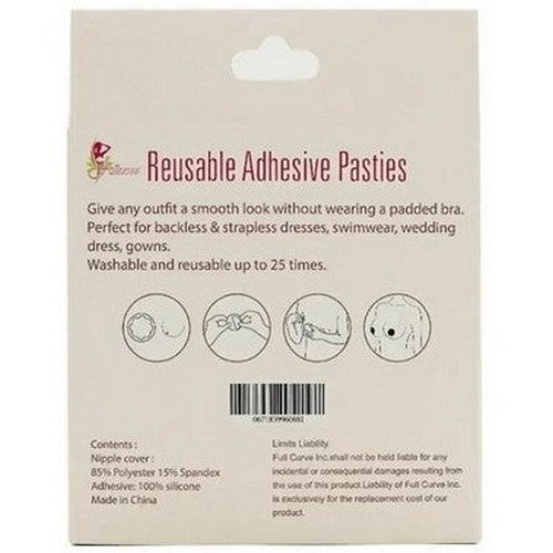 Reusable Cloth Adhesive Pasties in Nude