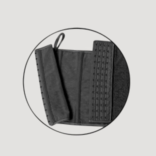 Lace Cincher Corset Waist Trainer in Black