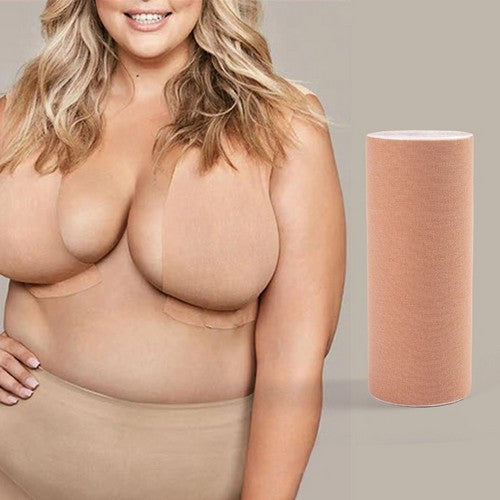 Boob & Body Tape Plus with Silicone Nipple Cover in Mocha