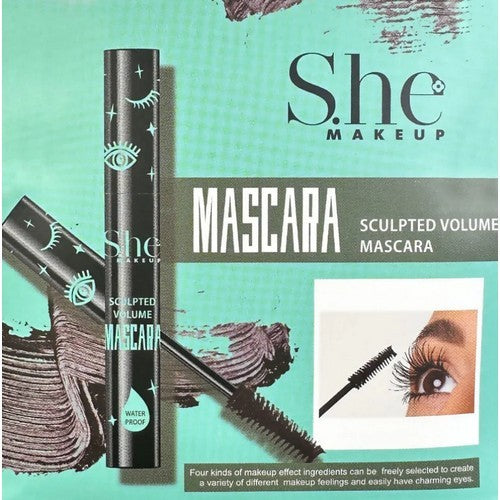 She Makeup Sculpted Volume Mascara in Black