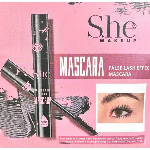 She Makeup False Lash Effect Mascara in Black