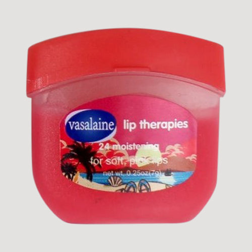 Vasalaine Lip Therapies Scented Lip Balm Mini Pot in Strawberry