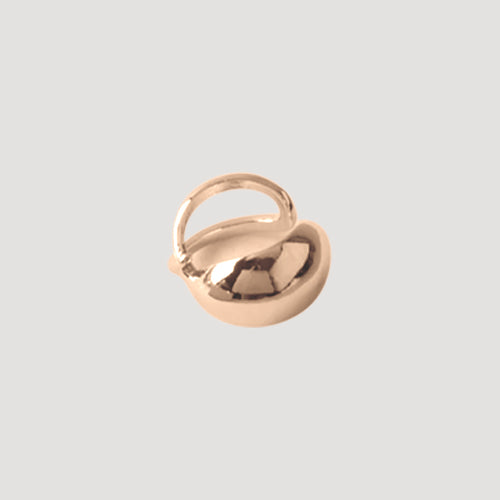 RN11575GS Chunky Metal Wrapped Ring in Gold