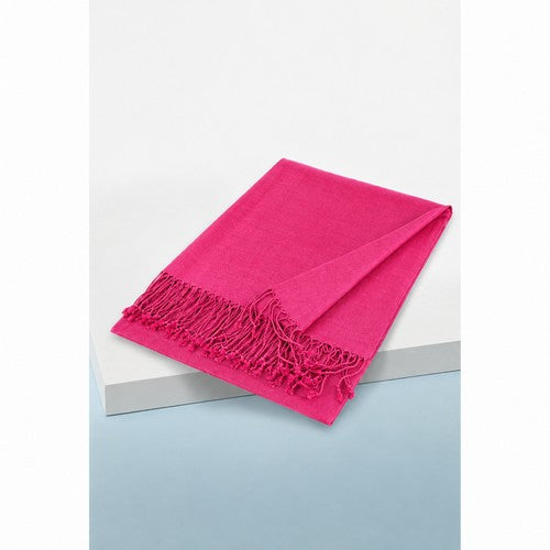 Plain Pashmina in Fuchsia