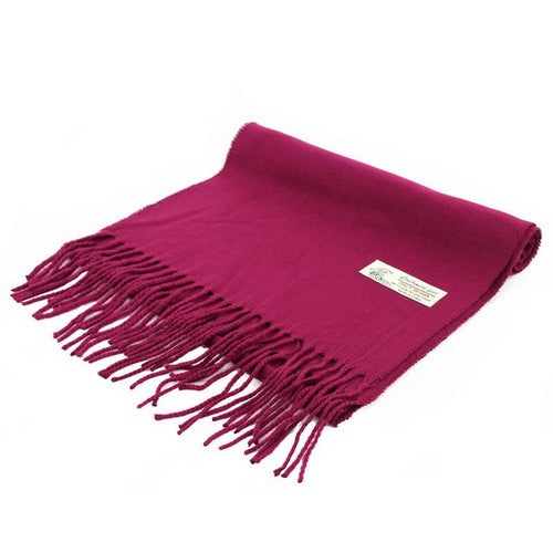 Cashmere Feel Pashmina in Burgundy