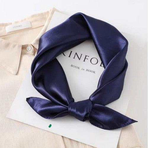 JBN 02ST1 20'' Satin Scarf in Navy