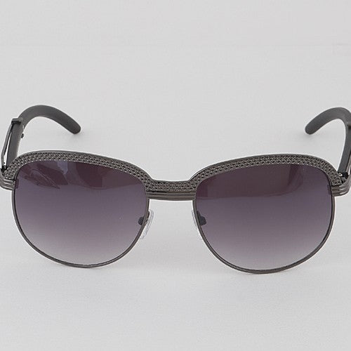 Metal Detailed Frame Aviator Shades