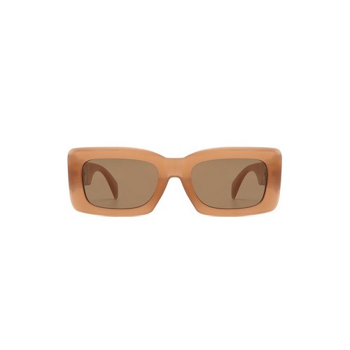 Greek Arm Retro Shades in Brown