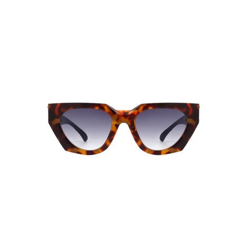 Lion Badge Cut Out Arm Shades in Tortoiseshell