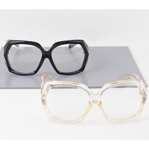 Geometric Bubble Optical Shades in Beige